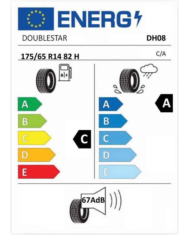 Eticheta Energetica Anvelope  175 65 R14 Doublestar Dh08 