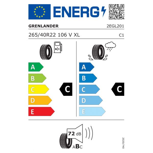 Eticheta Energetica Anvelope  205 75 R16C Grenlander Winter Gl989 