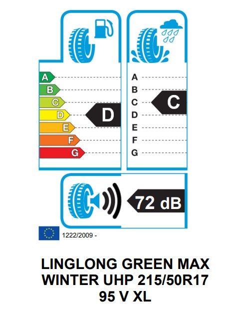 Eticheta Energetica Anvelope  215 50 R17 Linglong Green Max Winter Uhp 